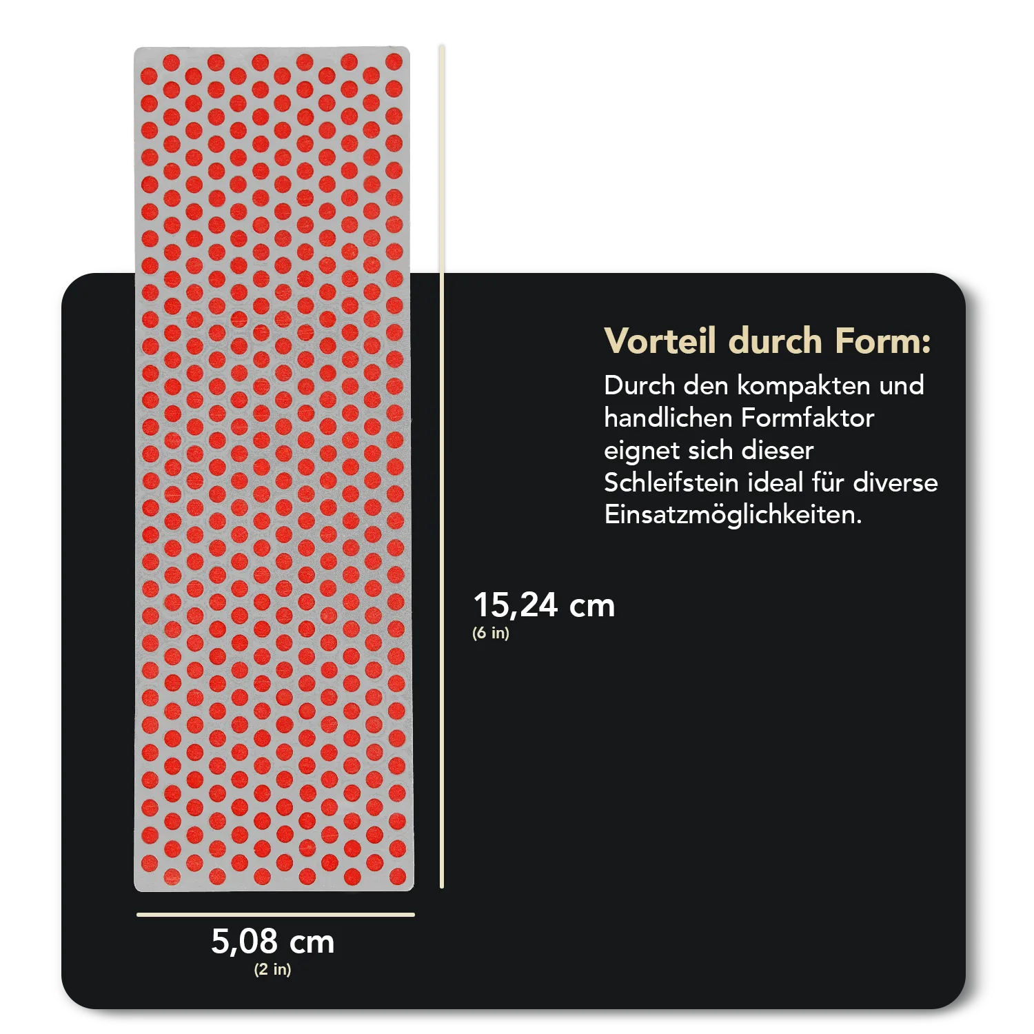 Diamond Whetstone™ Diamant Schleifstein in Kunststoffbox 6" Fein, W6FP