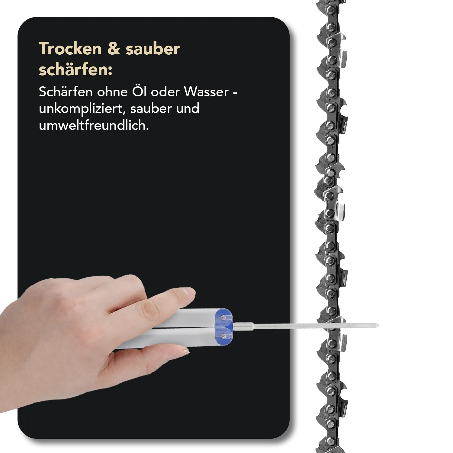Diafold® Diamant Kettensägenfeile 5/32" Grob, FCS5C Diafold® Diamant Kettensägenfeile 5/32" Grob, FCS5C