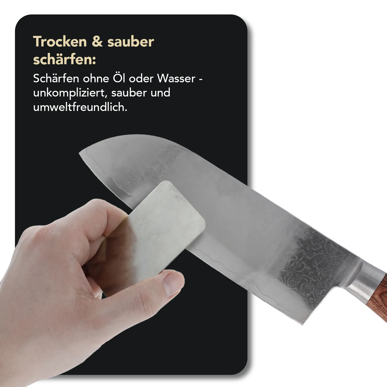 Dia-Sharp® Diamant Taschenschleifstein im Kreditkartenformat Fein, D3F