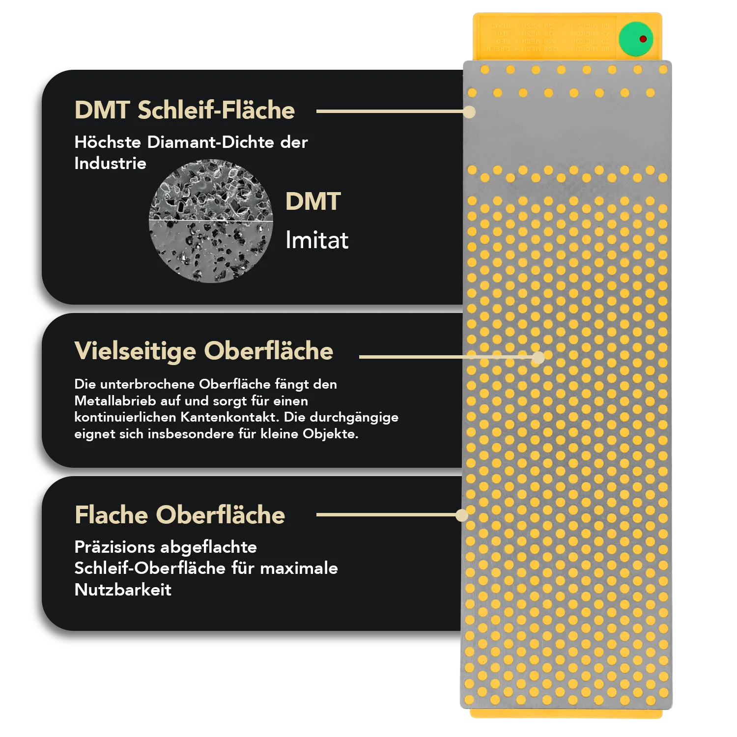 DuoSharp®Plus™ Diamant Schleifstein 8" mit Basis Fein / Extrafein, WM8EF-WB