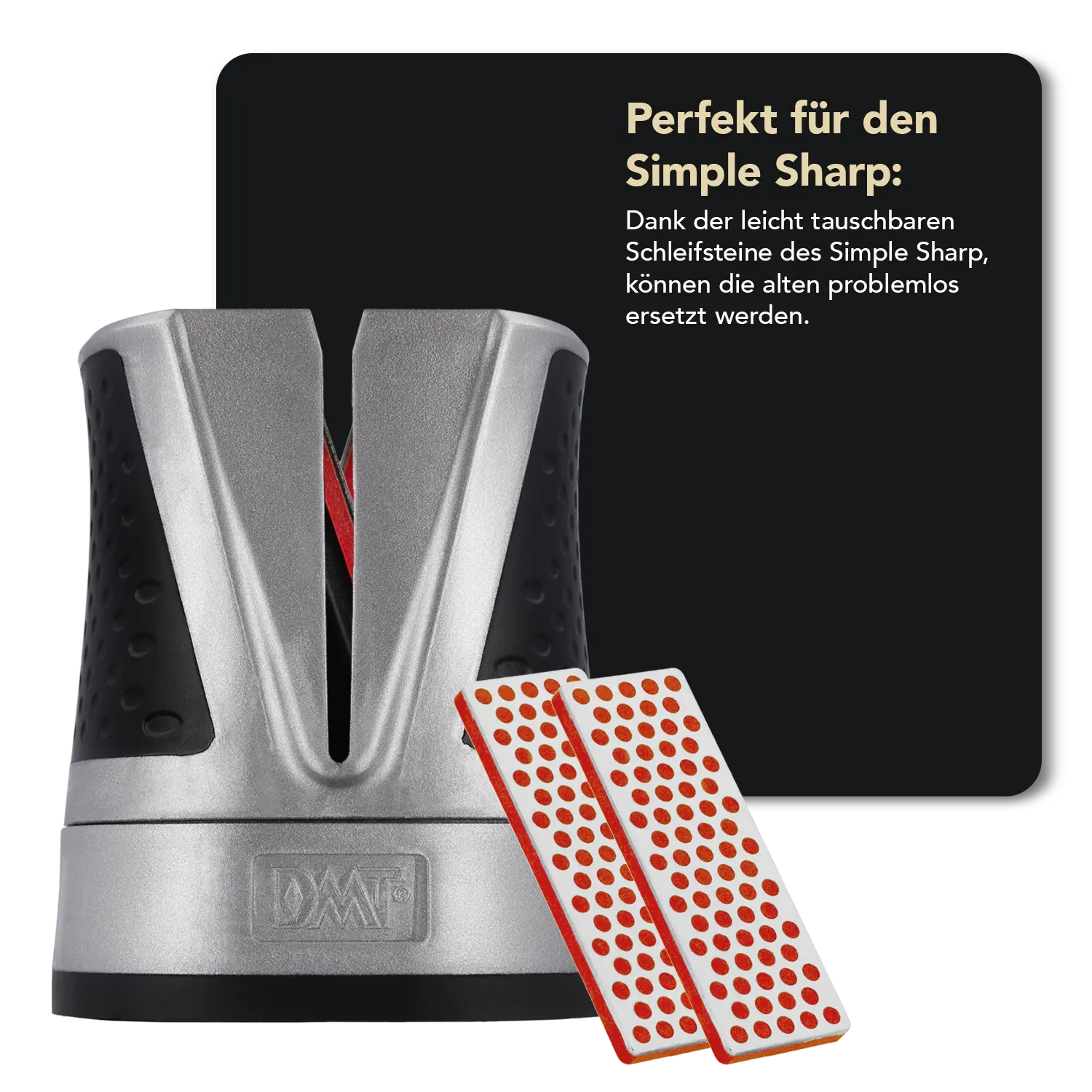 Simple Sharp Erweiterung Fein, 2 x Diamond Whetstone™ W7F
