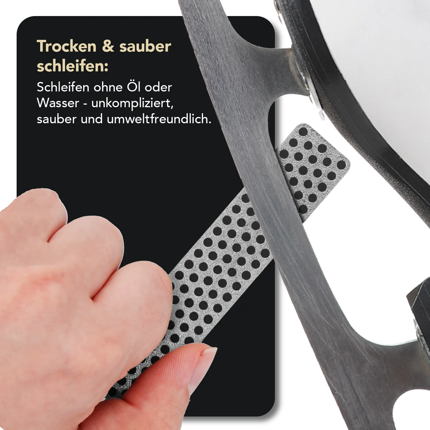Ski & Snowboard Diamond Whetstone™ Diamant Taschenschleifstein 4" Grob, WS4X