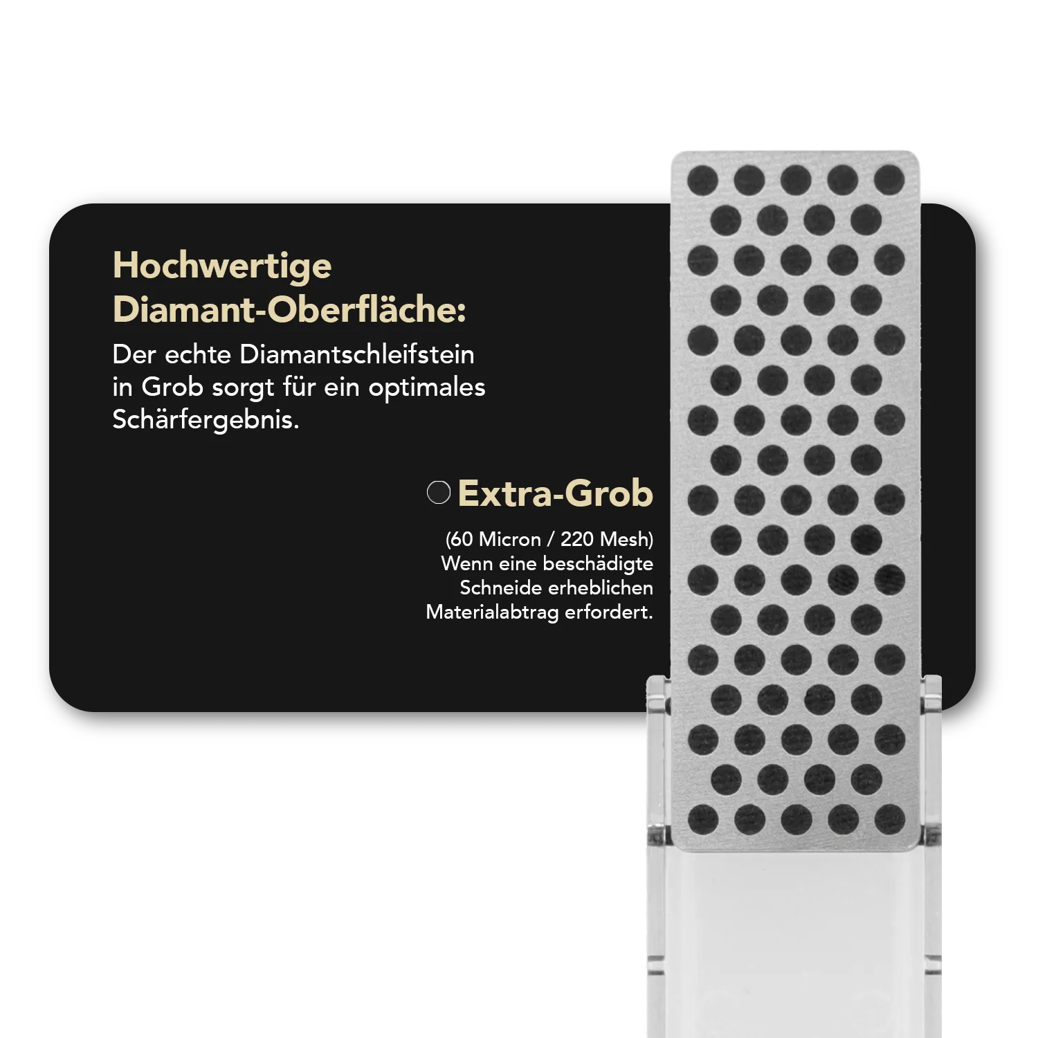 Diamond Whetstone™ Mini-Sharp® Diamant Taschenschleifstein Extragrob, F70X