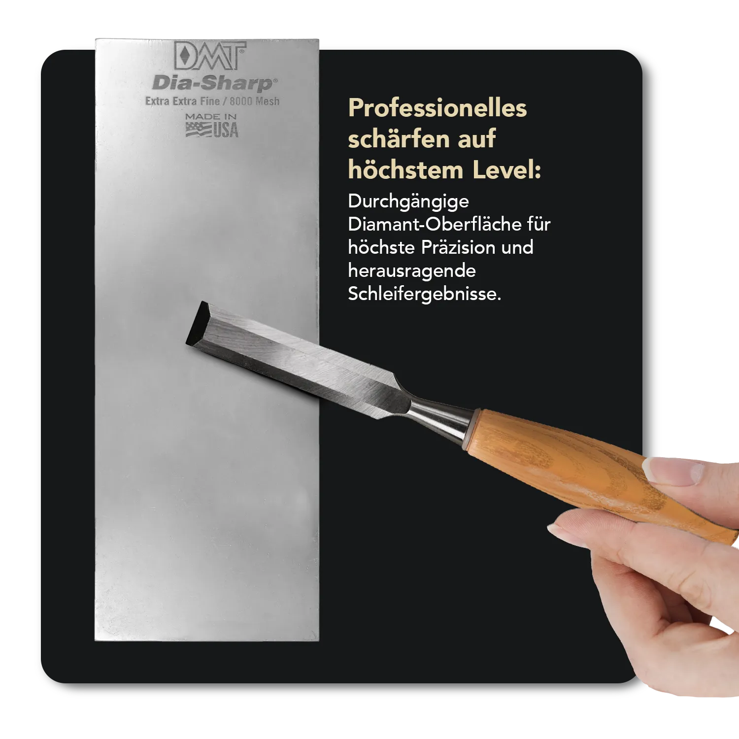 Dia-Sharp® Diamant Schleifstein 8" Extra-Extrafein, D8EE