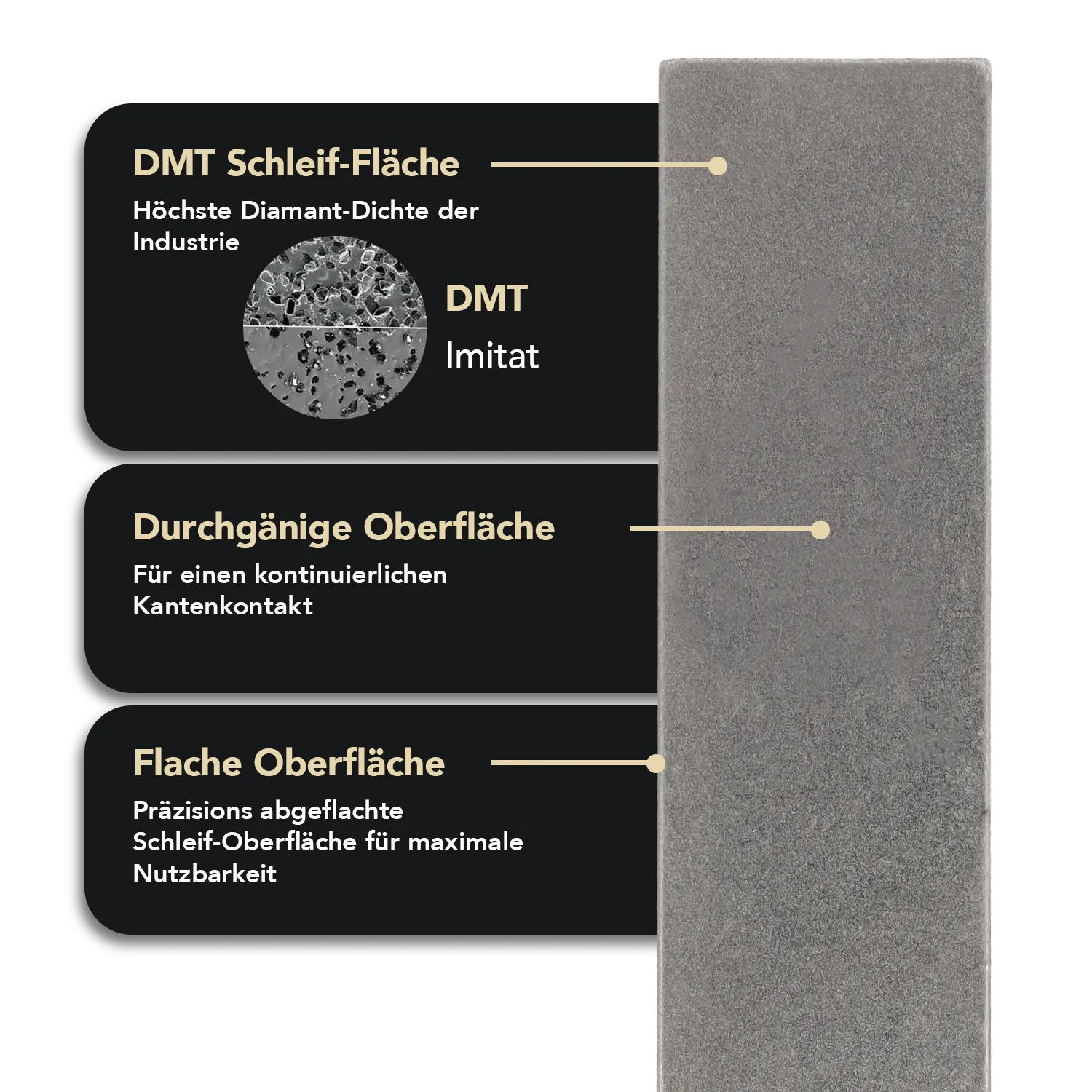 Dia-Sharp® Diamant Taschenschleifstein 4" Grob, D4C