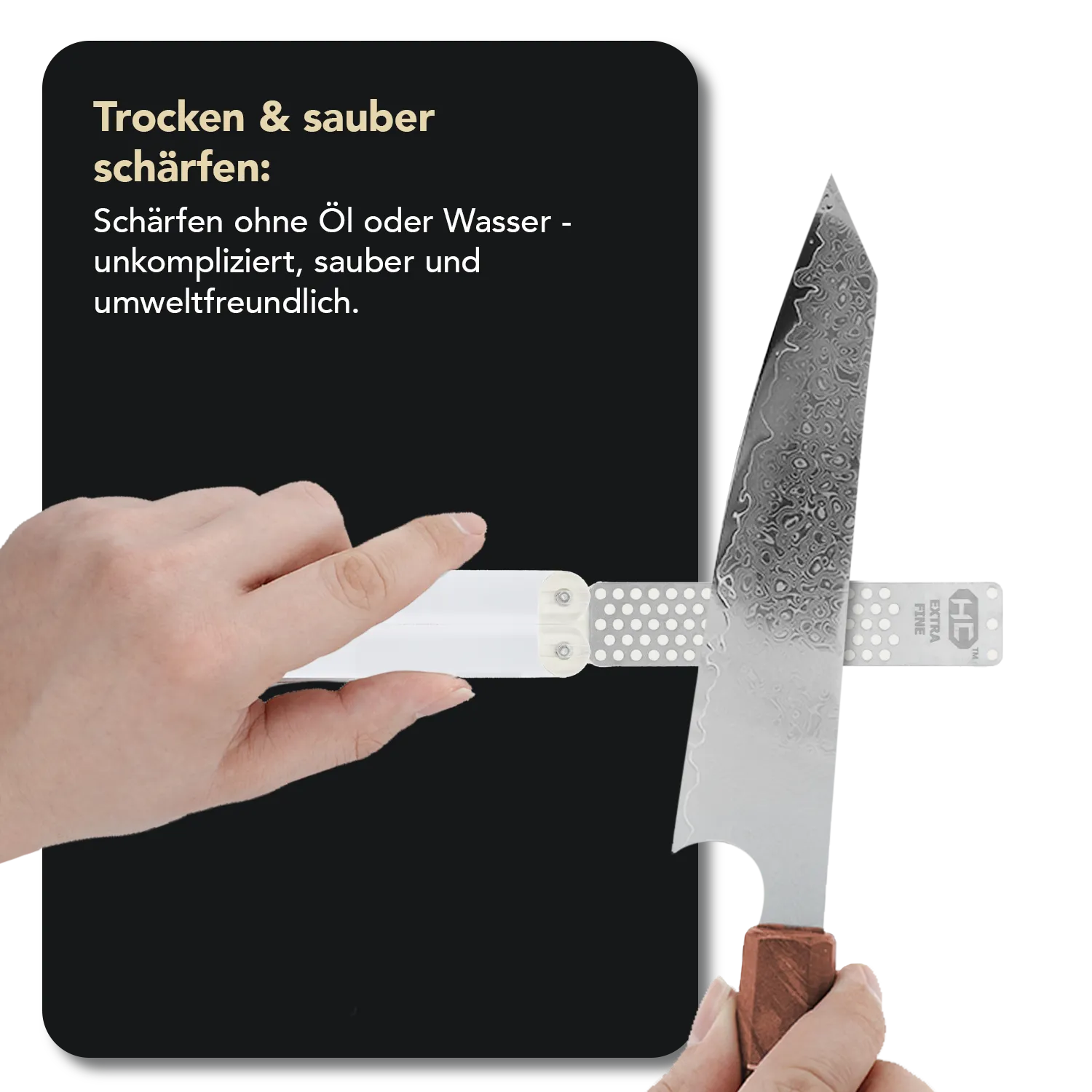 Diafold® Hardcoat™ Diamant Taschenschleifstein Fein / Extrafein, FWMEF-H