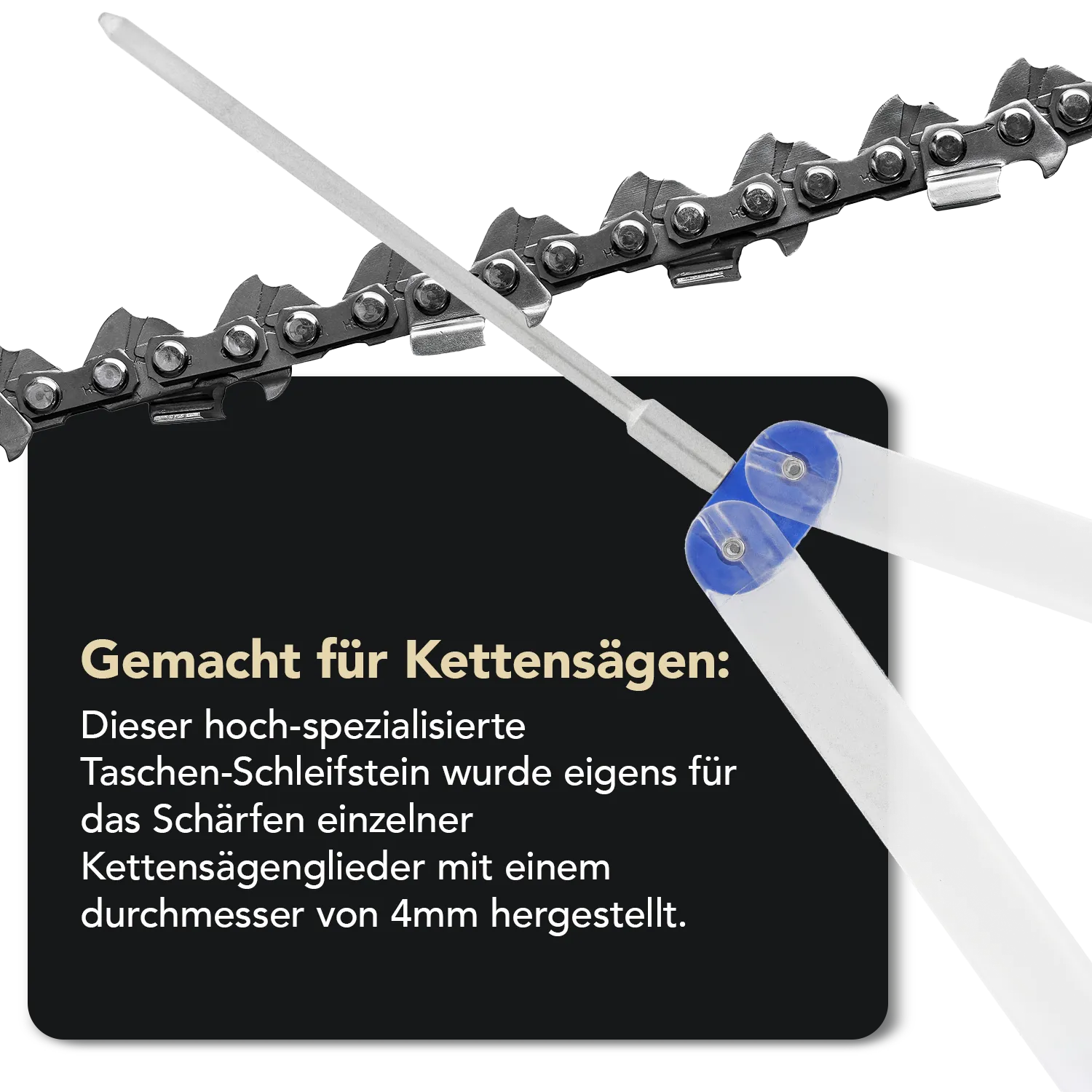 Diafold® Diamant Kettensägenfeile 6/32" Grob, FCS6C