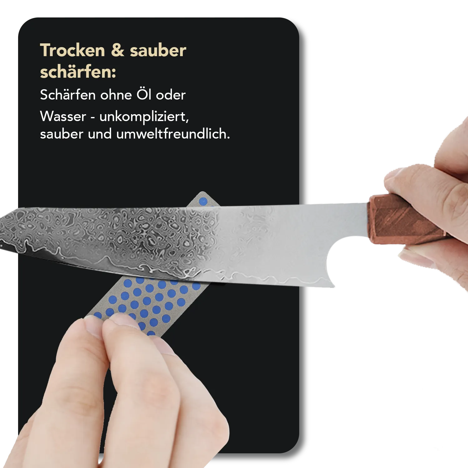 Diamond Whetstone™ Diamant Mini-Schleifstein 70mm Grob, W7C