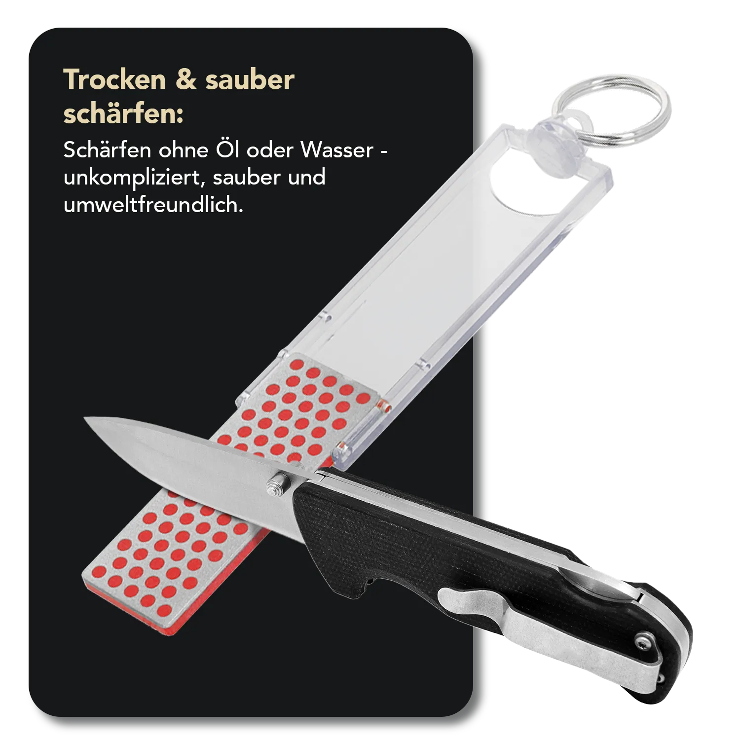 Diamond Whetstone™ Mini-Sharp® Diamant Taschenschleifstein Fein, F70F