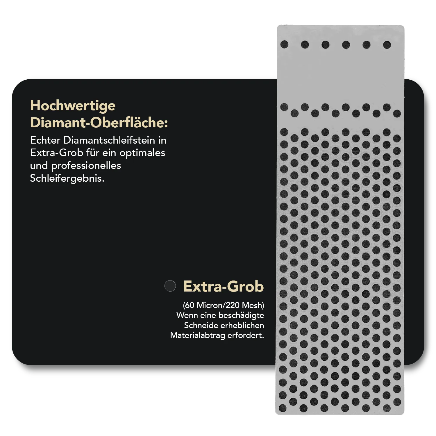 Machinist Diamond Whetstone™ Diamant Schleifstein in Kunststoffbox 6" Extragrob, W6XP