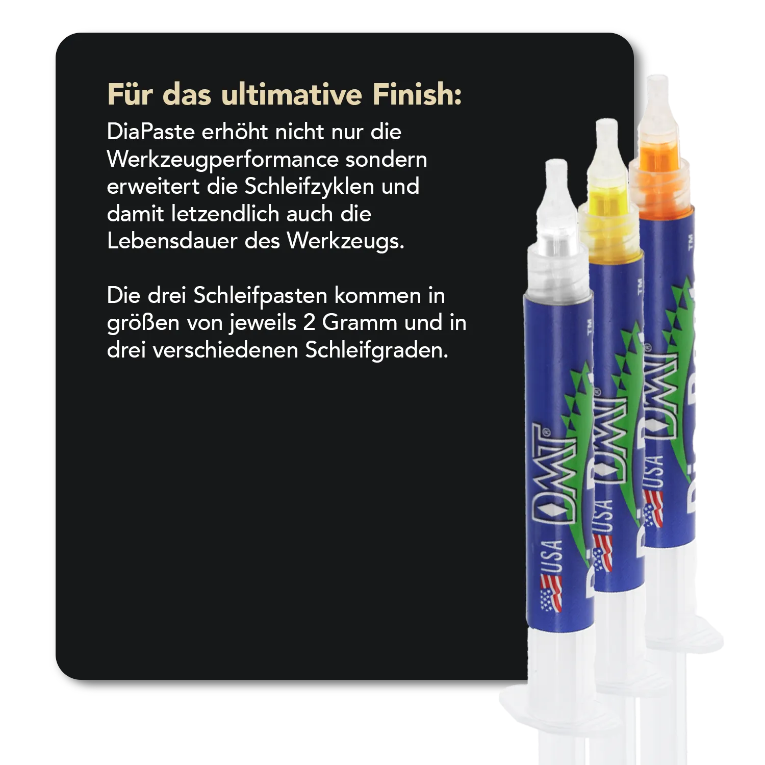 Dia-Paste™ Diamantschleifpaste 3er Set, DPK Dia-Paste™ Diamantschleifpaste 3er Set, DPK
