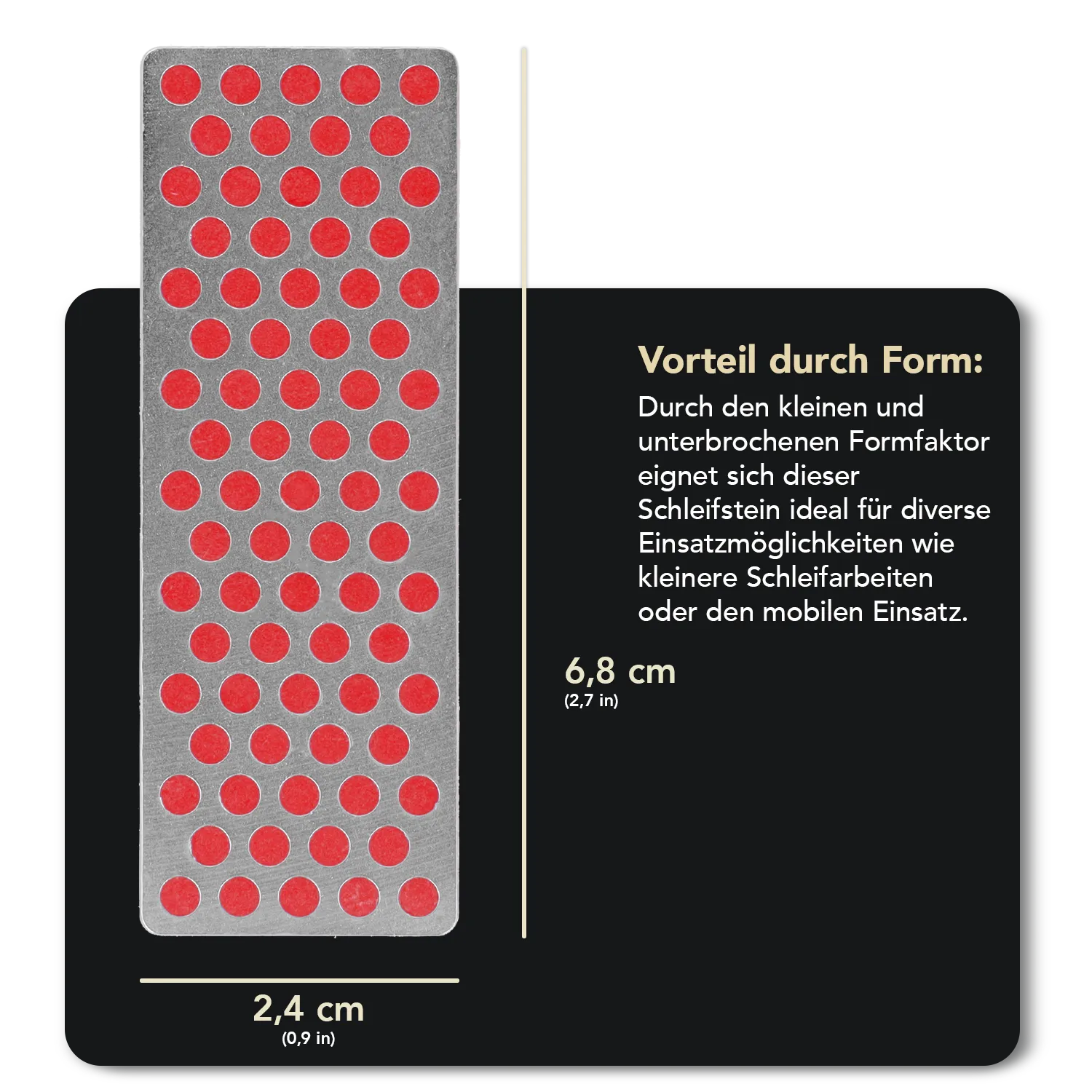 Diamond Whetstone™ Diamant Mini-Schleifstein 70mm Fein, W7F