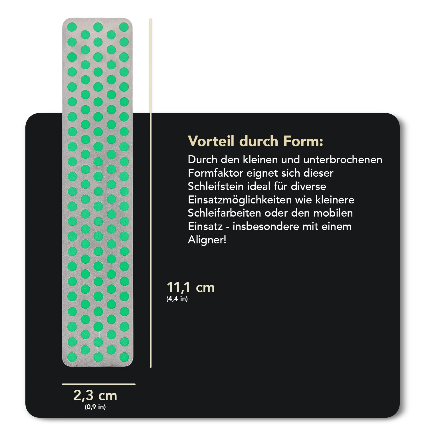 Diamond Whetstone™ Diamant Taschenschleifstein für Aligner 4" Extrafein, A4E