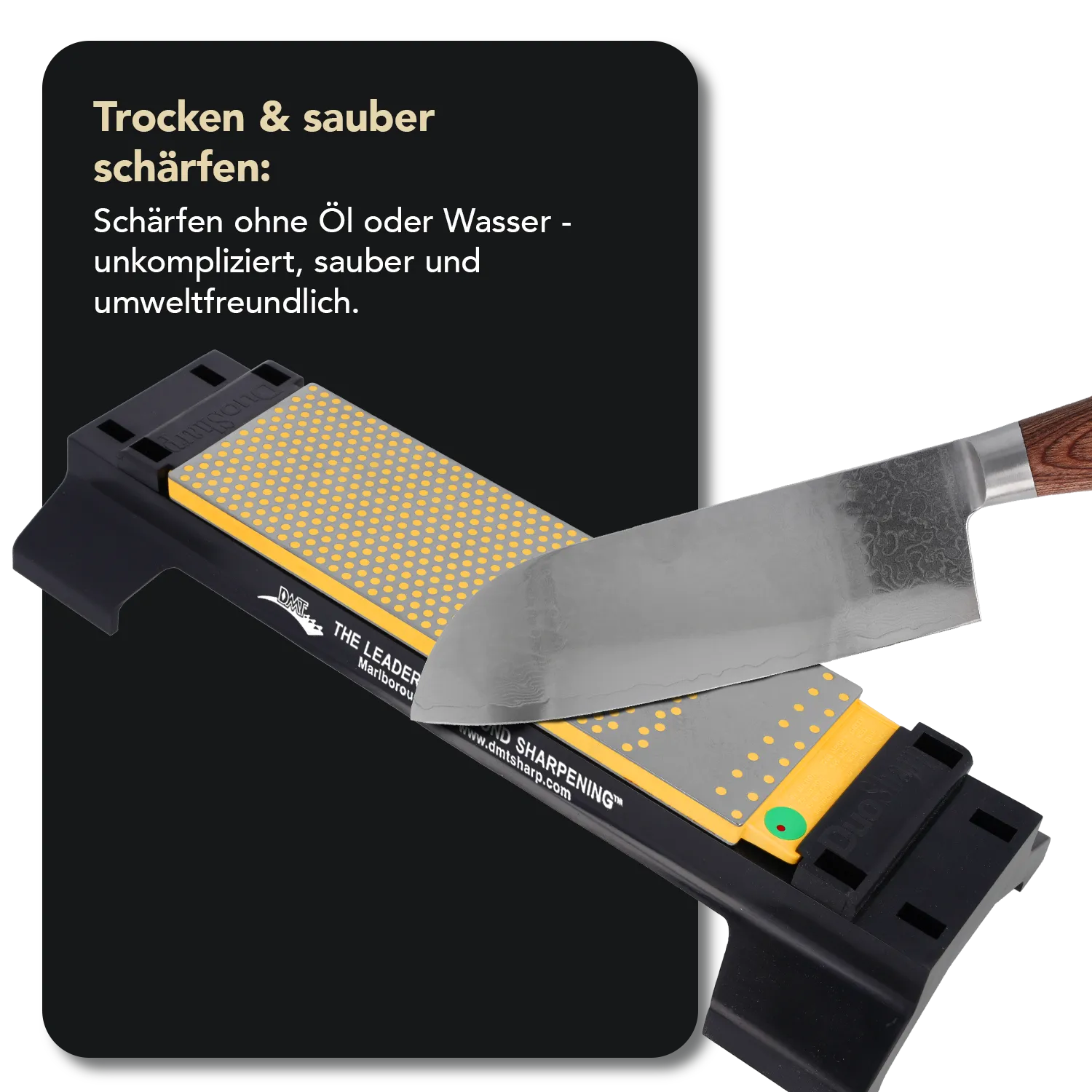 DuoSharp®Plus™ Diamant Schleifstein 8" mit Basis Fein / Extrafein, WM8EF-WB DuoSharp®Plus™ Diamant Schleifstein 8" mit Basis Fein / Extrafein, WM8EF-WB