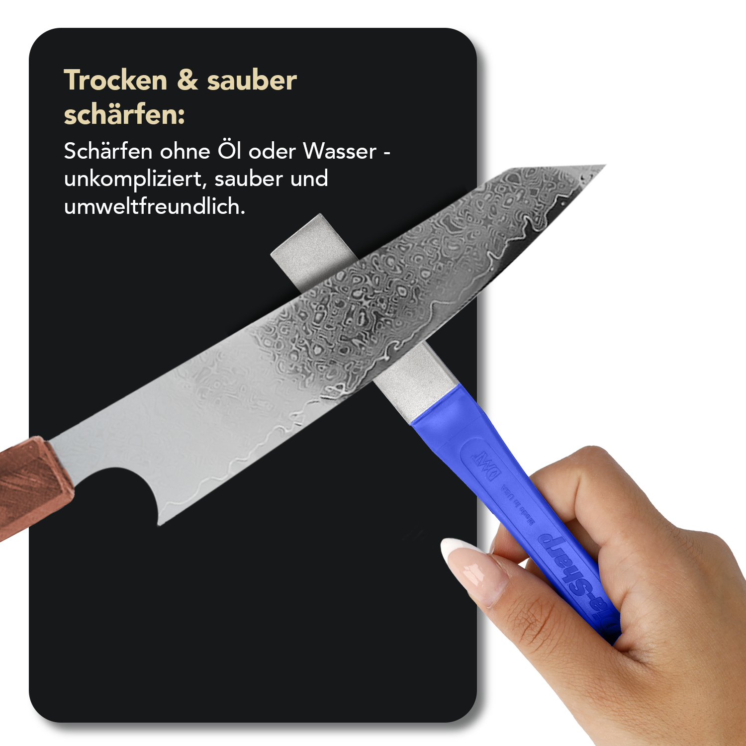 Offset Dia-Sharp® Diamond Mini-Hone®  Diamant Schleiffeile Grob, OD2C