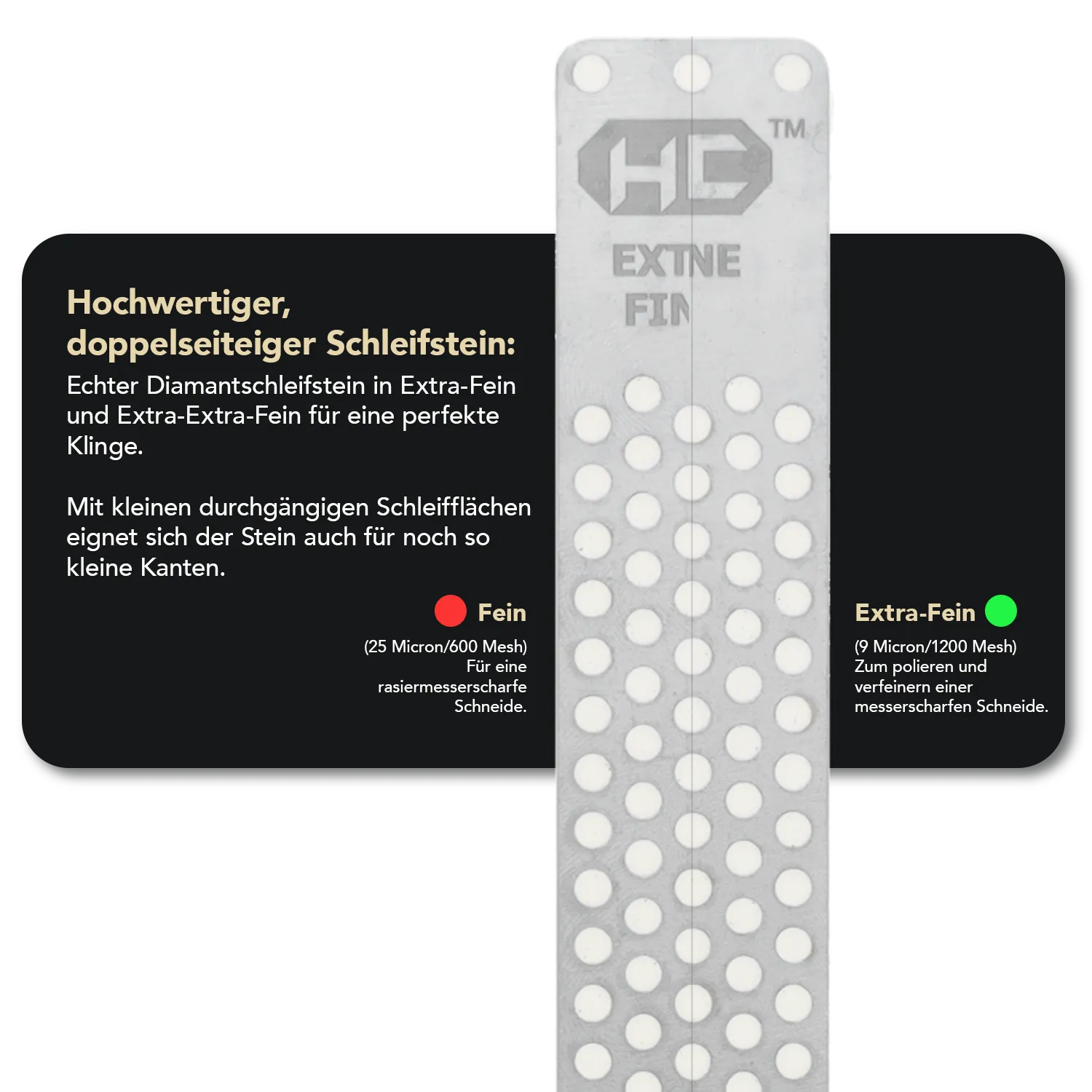 Diafold® Hardcoat™ Diamant Taschenschleifstein Fein / Extrafein, FWMEF-H