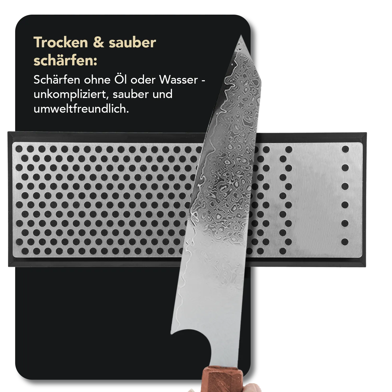 Machinist Diamond Whetstone™ Diamant Schleifstein in Kunststoffbox 6" Extragrob, W6XP