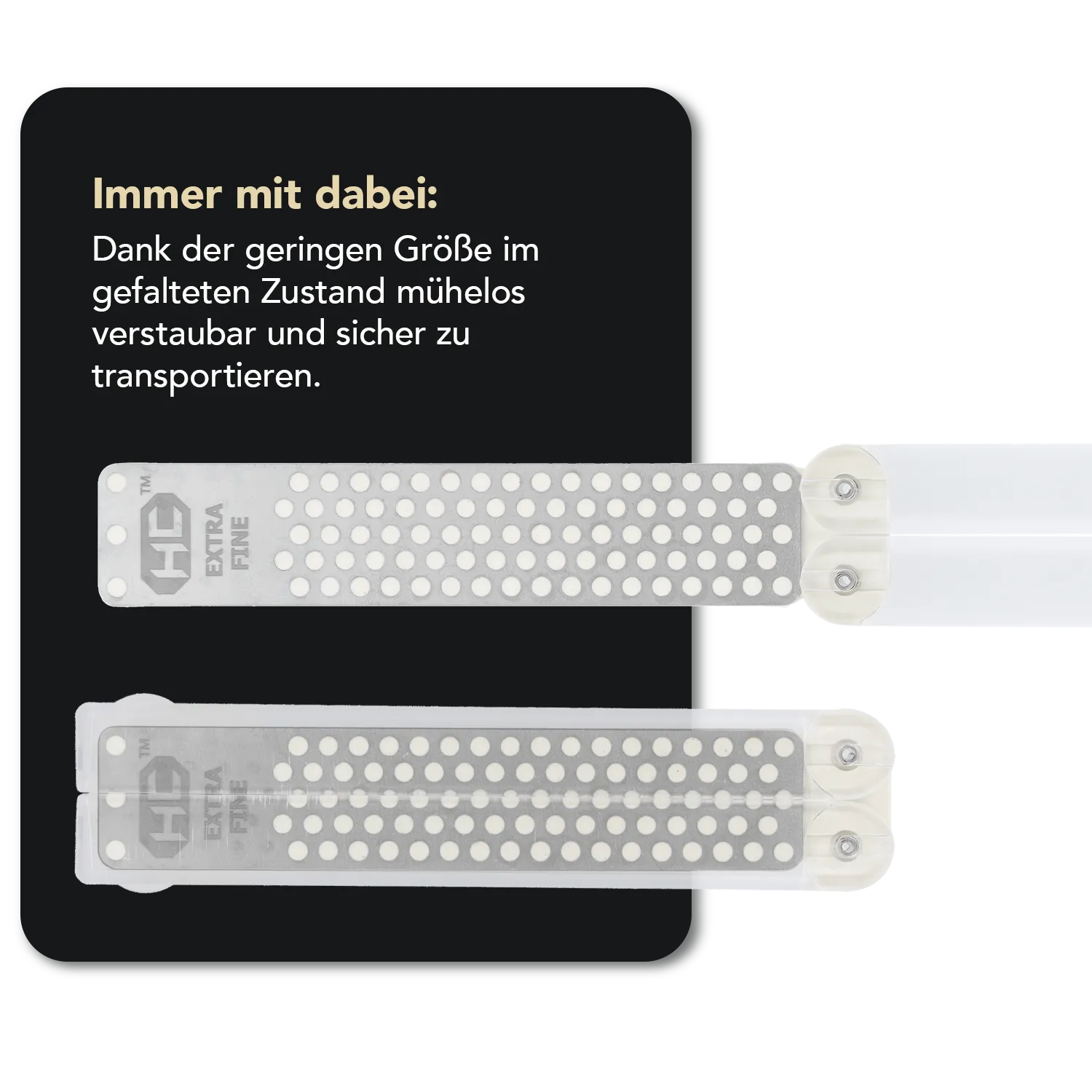 Diafold® Hardcoat™ Diamant Taschenschleifstein Fein / Extrafein, FWMEF-H