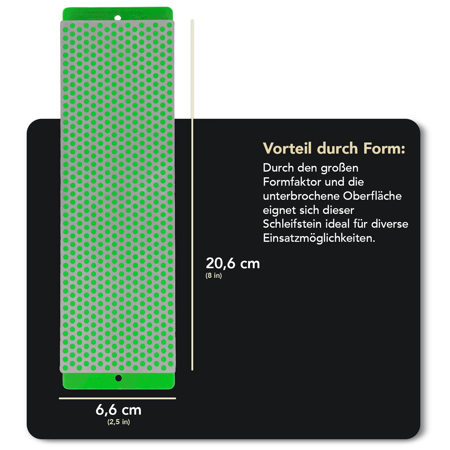 Diamond Whetstone™ Diamant Schleifstein in Holzbox 8" Extrafein, W8E