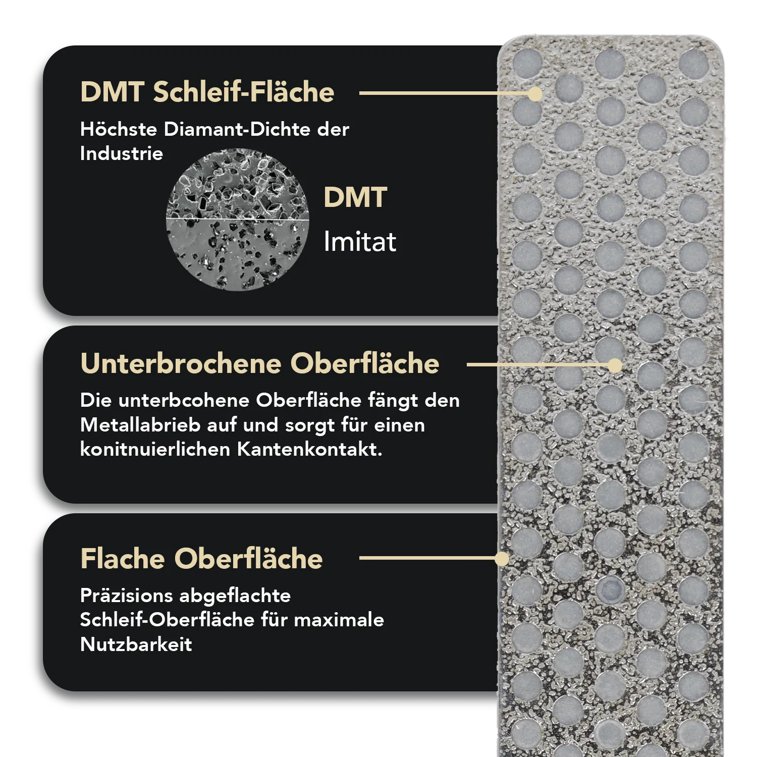 Diamond Whetstone™ Diamant Taschenschleifstein für Aligner 4" Extra-Extragrob, A4XX
