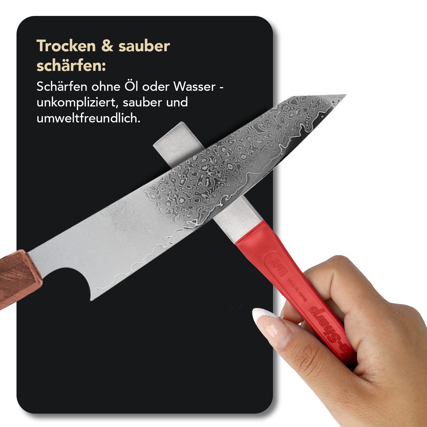 Offset Dia-Sharp® Diamond Mini-Hone®  Diamant Schleiffeile Grob / Fein / Extrafein, OD2K