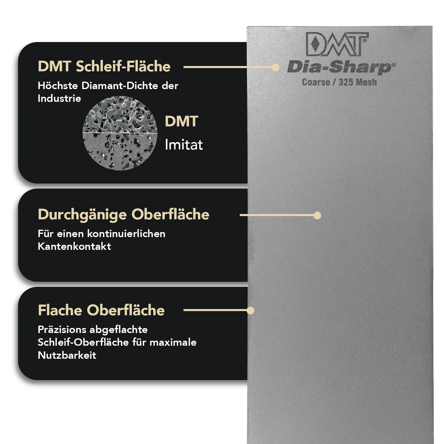 Dia-Sharp® Diamant Schleifstein 8" Extragrob / Grob, D8C/X
