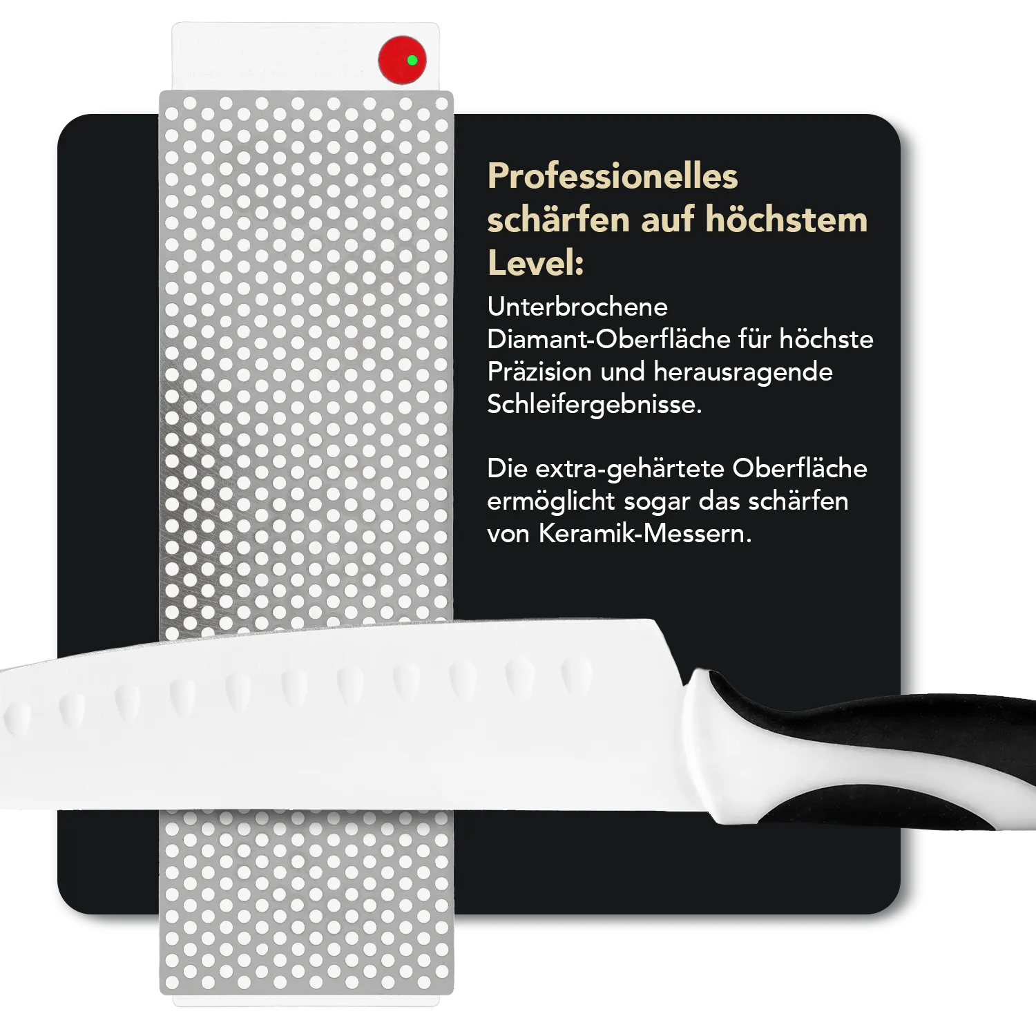DuoSharp® Hardcoat™ Diamant Schleifstein 8" Fein / Extrafein, W8EFNB-H DuoSharp® Hardcoat™ Diamant Schleifstein 8" Fein / Extrafein, W8EF-H-NB