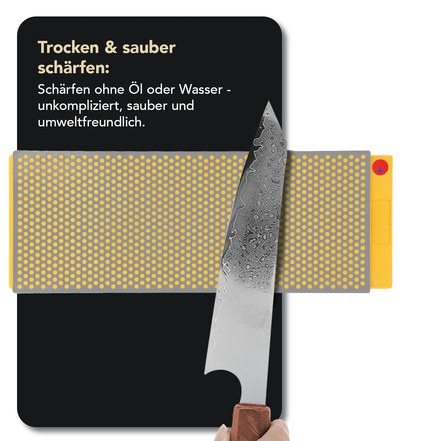 DuoSharp® Diamant Schleifstein 10" Grob / Fein, W250CFNB