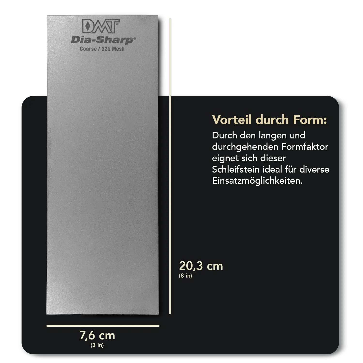 Dia-Sharp® Diamant Schleifstein 8" Extragrob / Grob, D8C/X