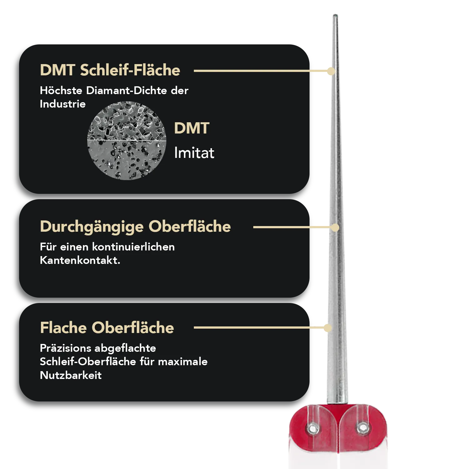 DMT Diafold® Diamant Taschenschleifstab Fein, FSKF