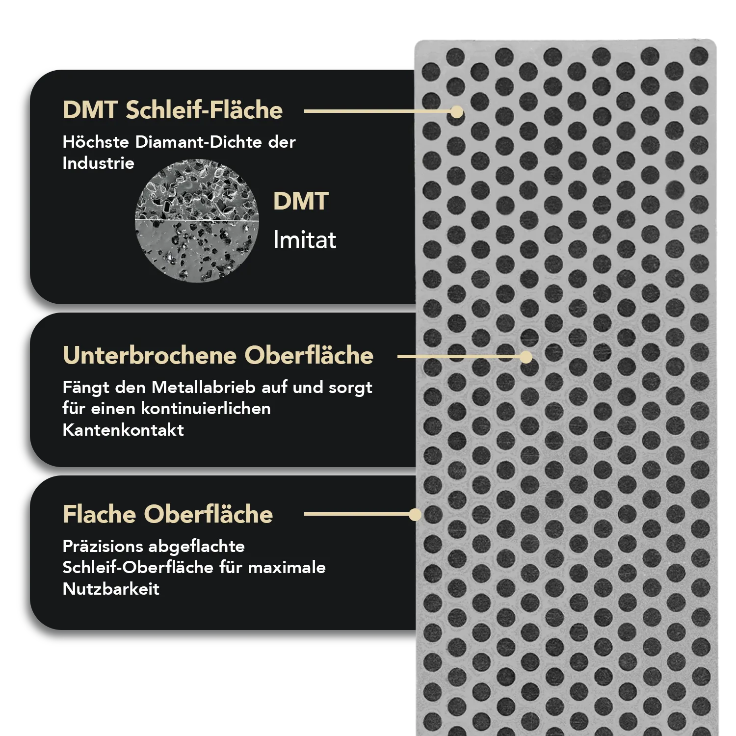 Diamond Whetstone™ Diamant Schleifstein in Kunststoffbox 6" Extragrob, W6XP