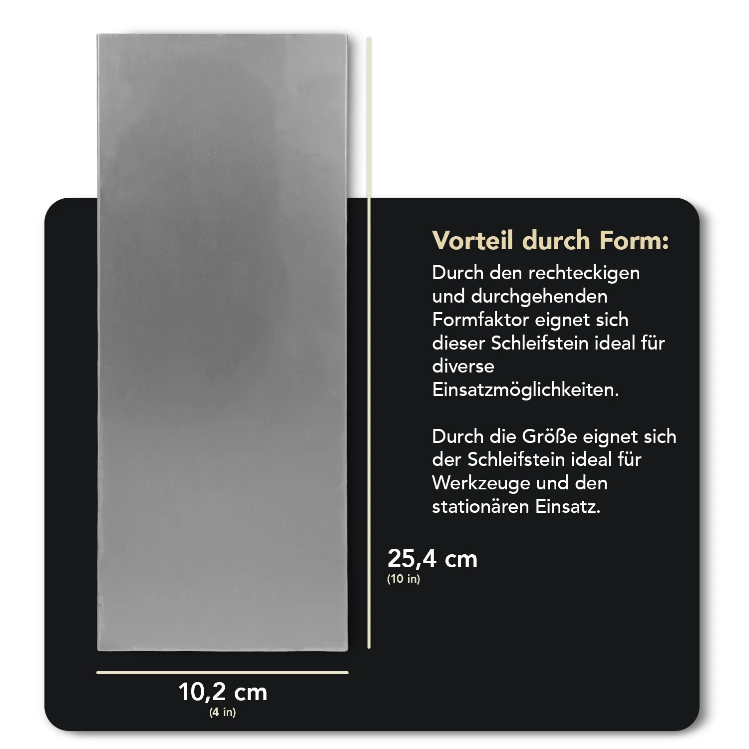 Dia-Sharp® Diamant Schleifstein 10" Extrafein, D10E