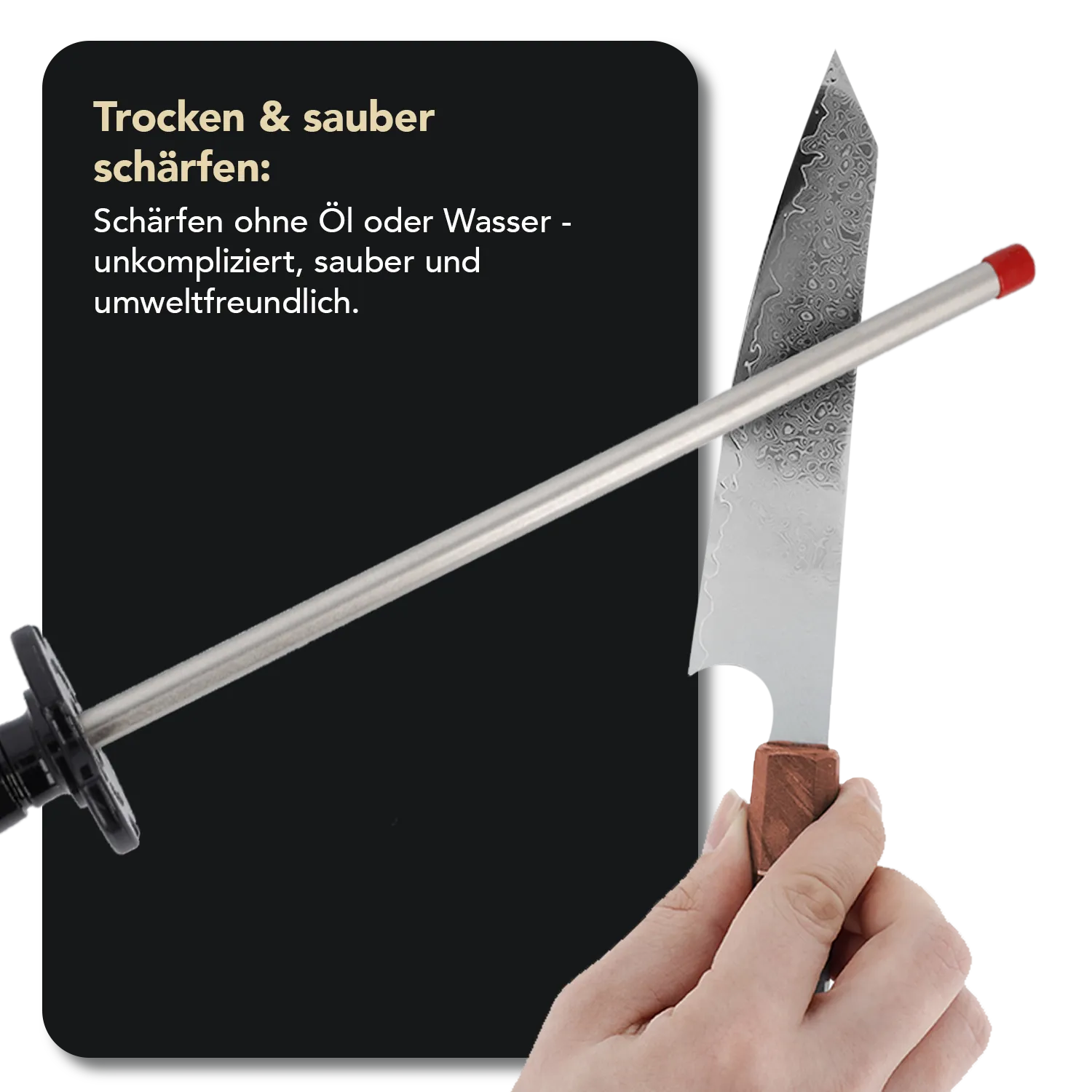 Diamond Steel™ Diamant Schleifstab 12" Fein, DS2F