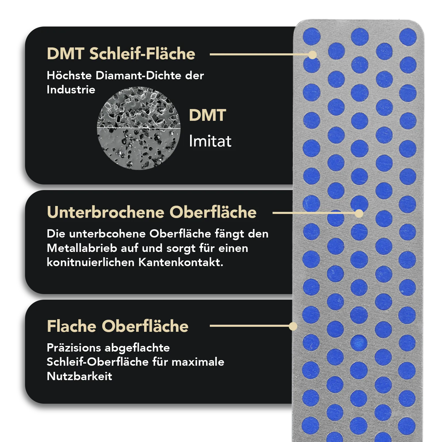Diamond Whetstone™ Diamant Taschenschleifstein für Aligner 4" Grob, A4C