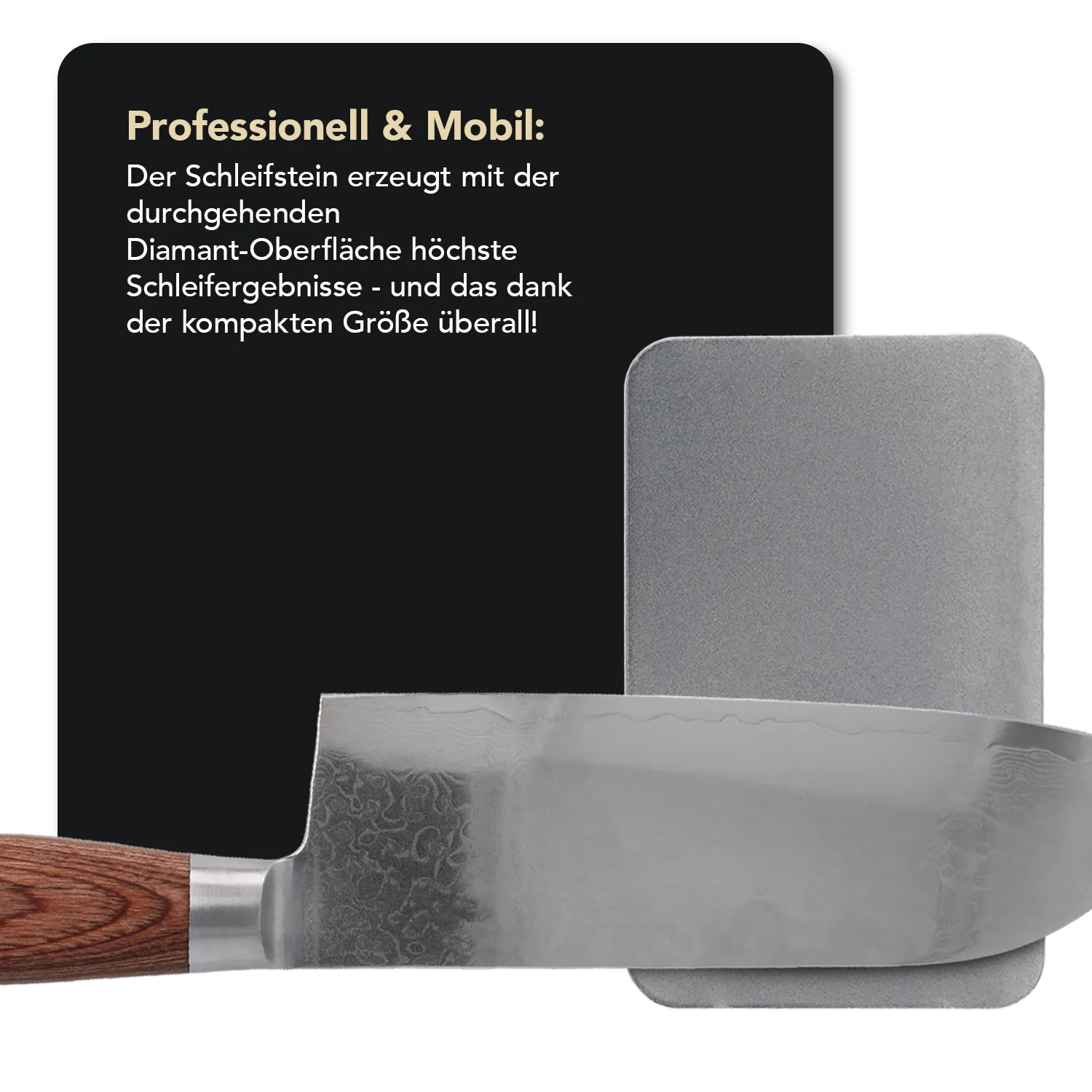 Dia-Sharp® Diamant Taschenschleifstein im Kreditkartenformat Grob, D3C