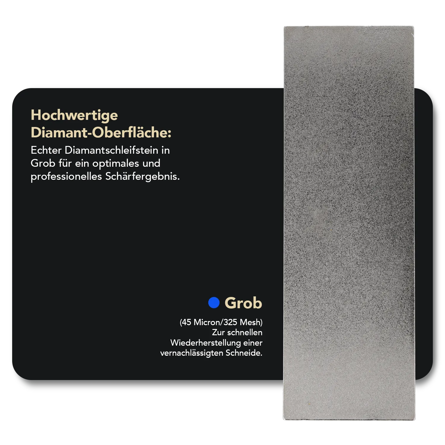 Dia-Sharp® Diamant Schleifstein 6" Grob, D6C
