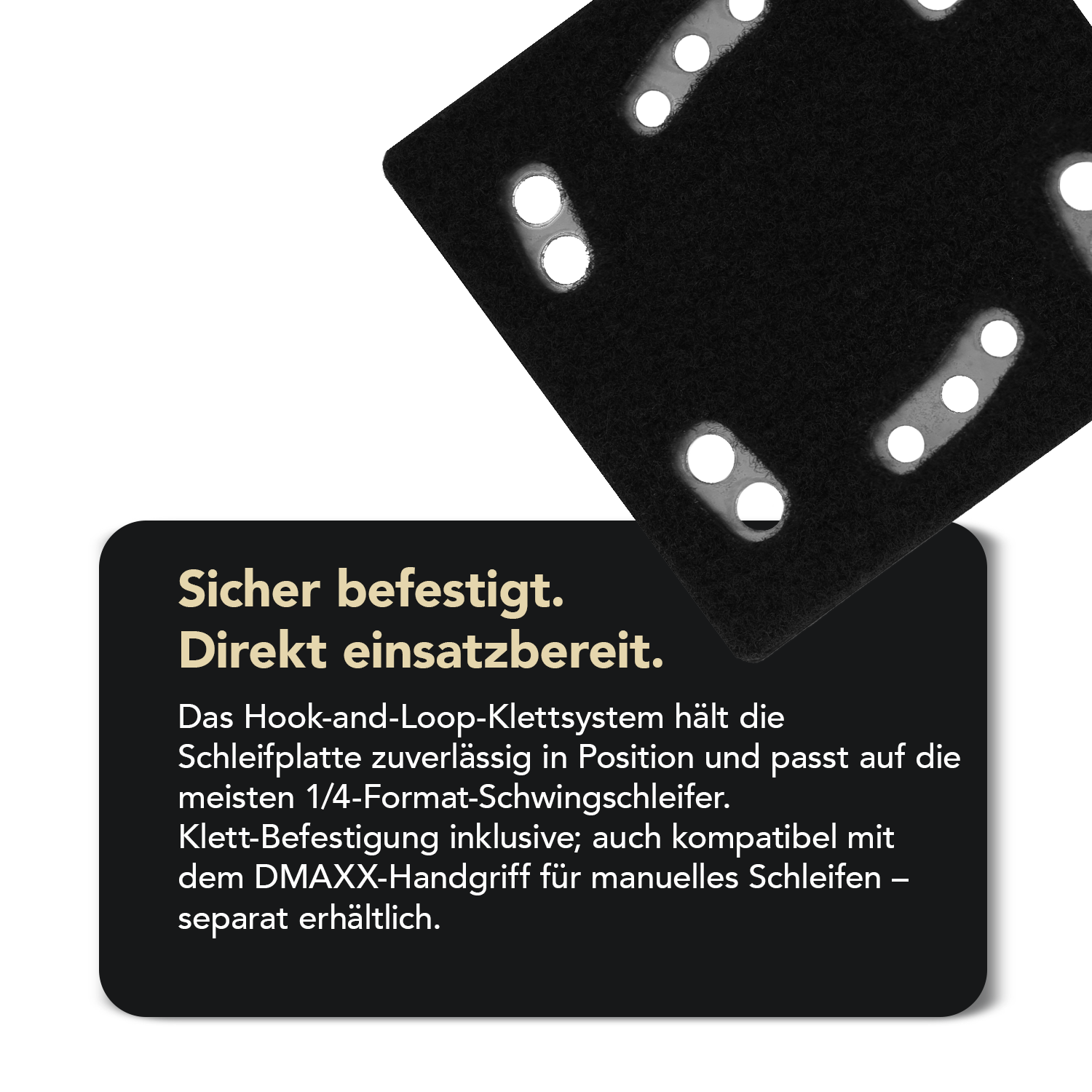 DMAXX 1/4 Blatt Schleifplatte - Körnung 400