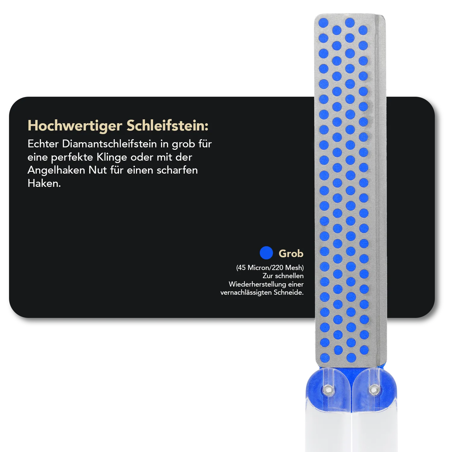 Angler Diafold® Diamant Taschenschleifstein Grob, FFHWC