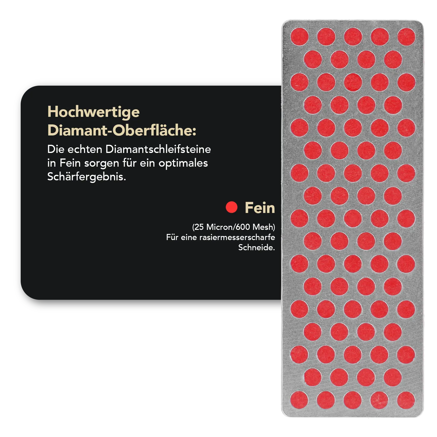 Simple Sharp Erweiterung Fein, 2 x Diamond Whetstone™ W7F