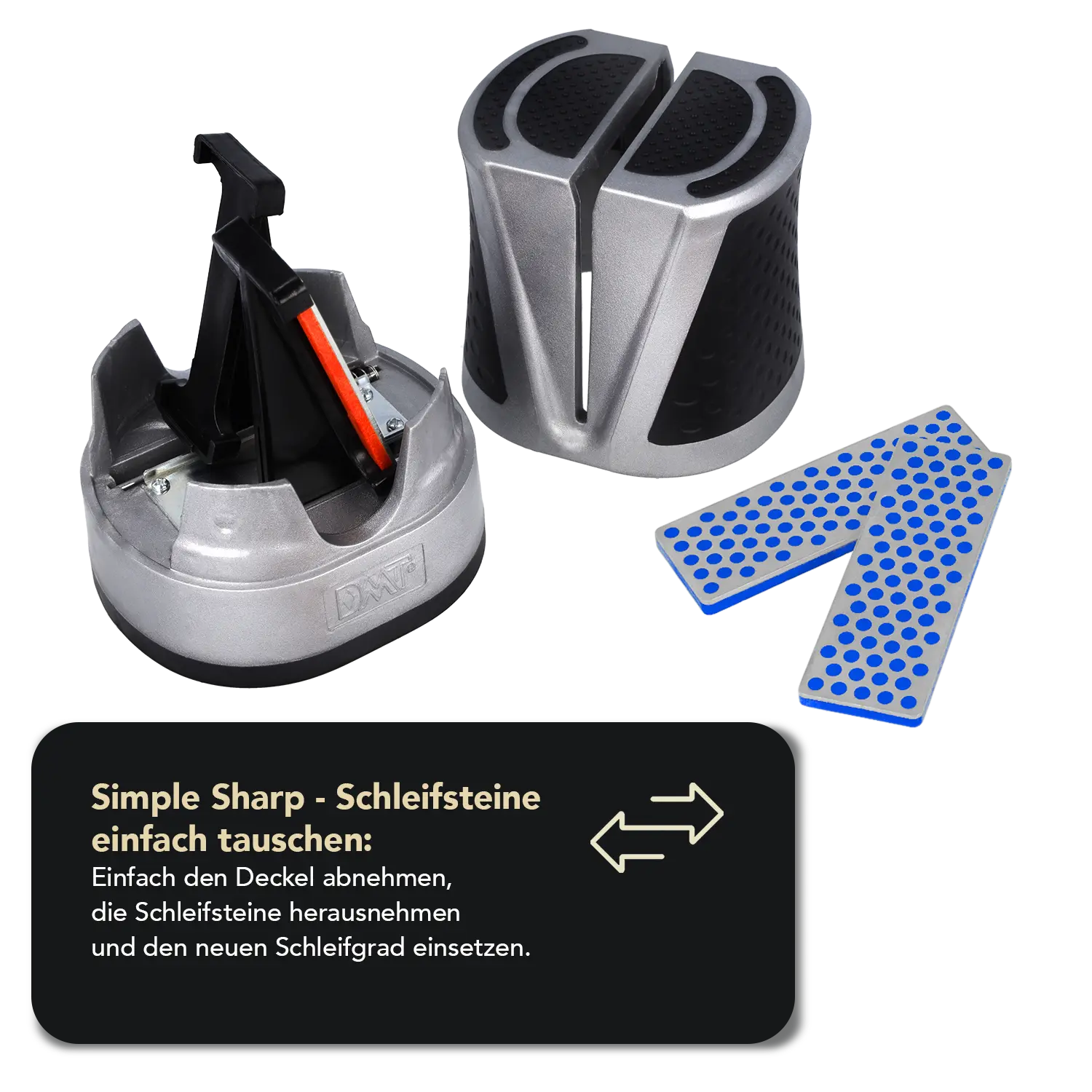 Simple Sharp Erweiterung Grob, 2 x Diamond Whetstone™ W7C