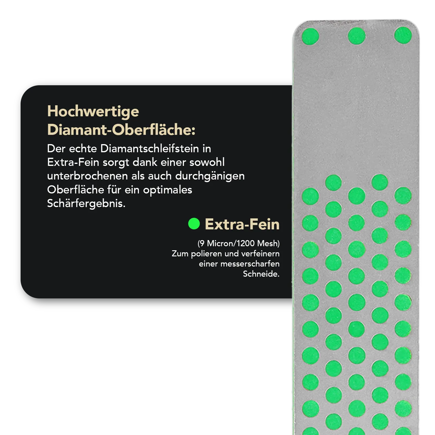 Machinist Diamond Whetstone™ Diamant Taschenschleifstein 4" Extrafein, WME