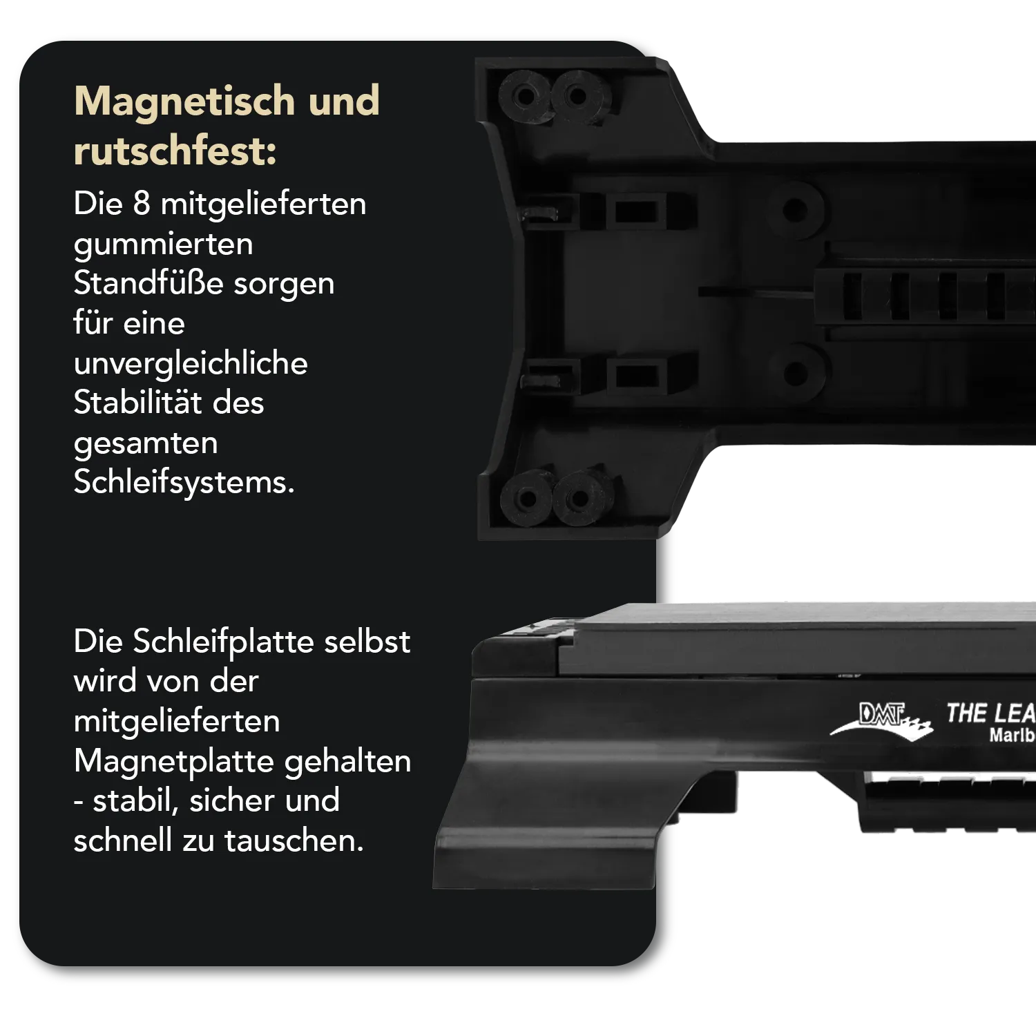Dia-Sharp® Diamant Schleifstein 12" mit MagnaBase™ Basis Extragrob / Grob, D12EF-WB