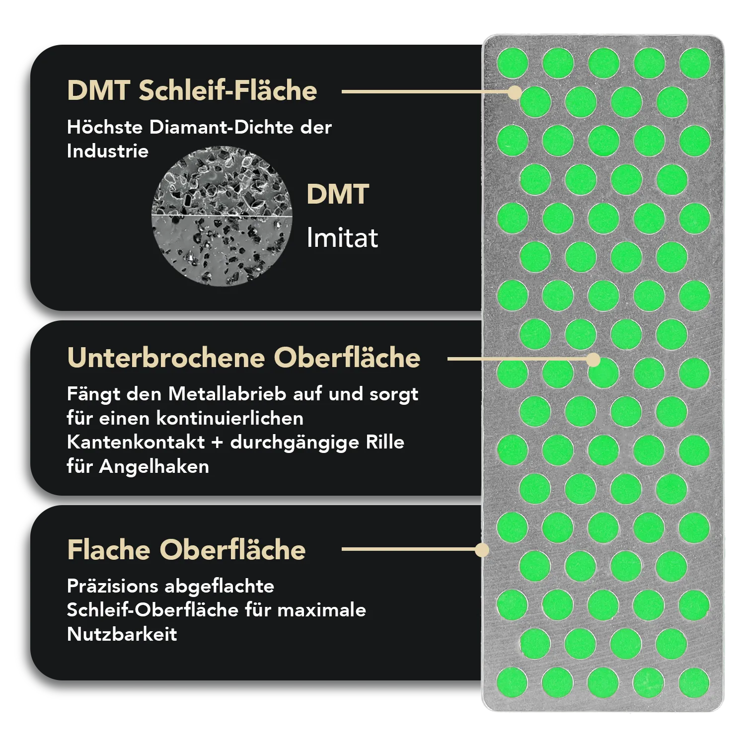 Diamond Whetstone™ Diamant Mini-Schleifstein 70mm Extrafein, W7E