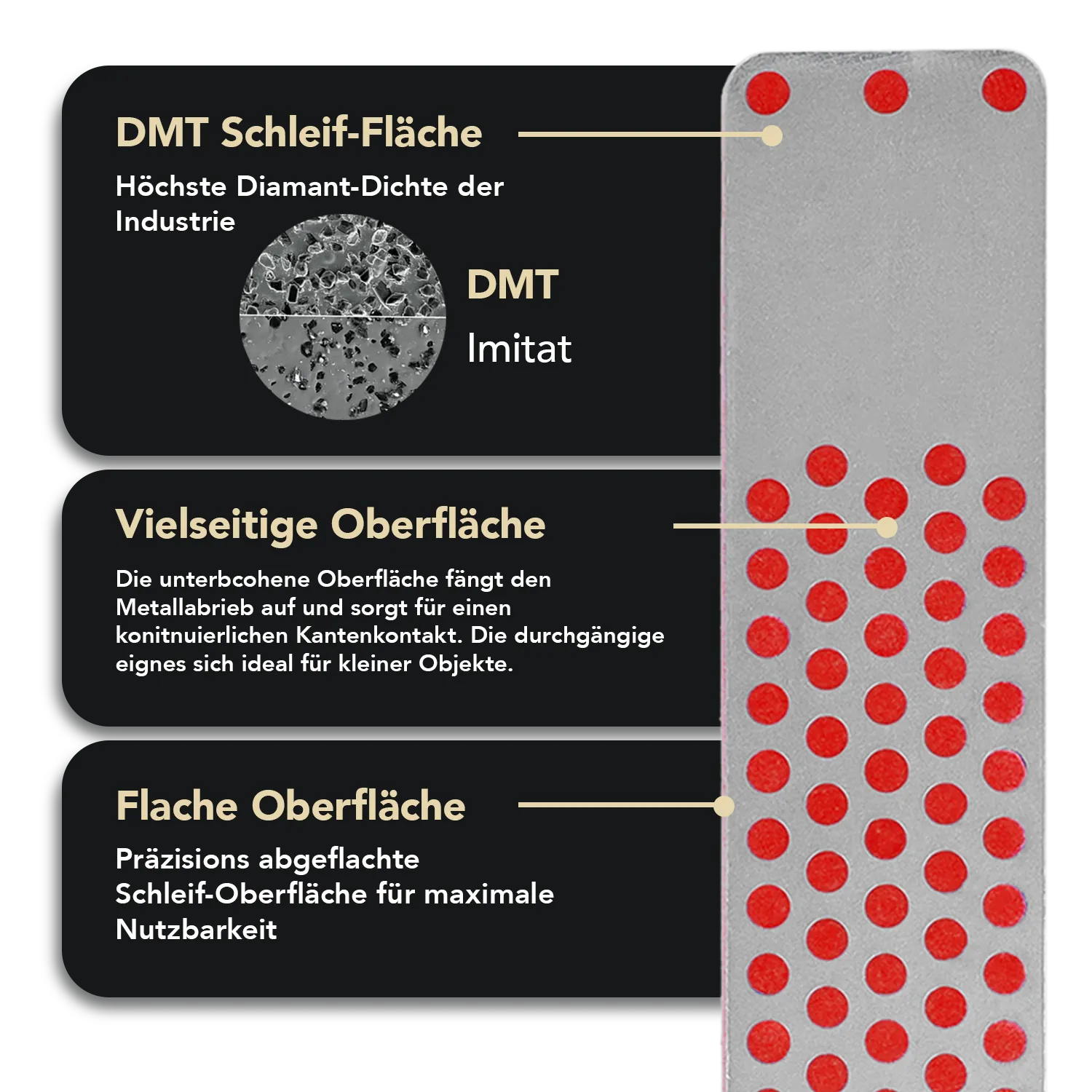 Machinist Diamond Whetstone™ Diamant Taschenschleifstein 4" Fein, WMF
