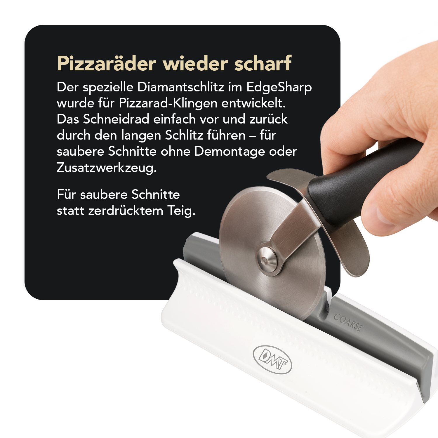 DMT EdgeSharp Pizzaschneider Schärfer