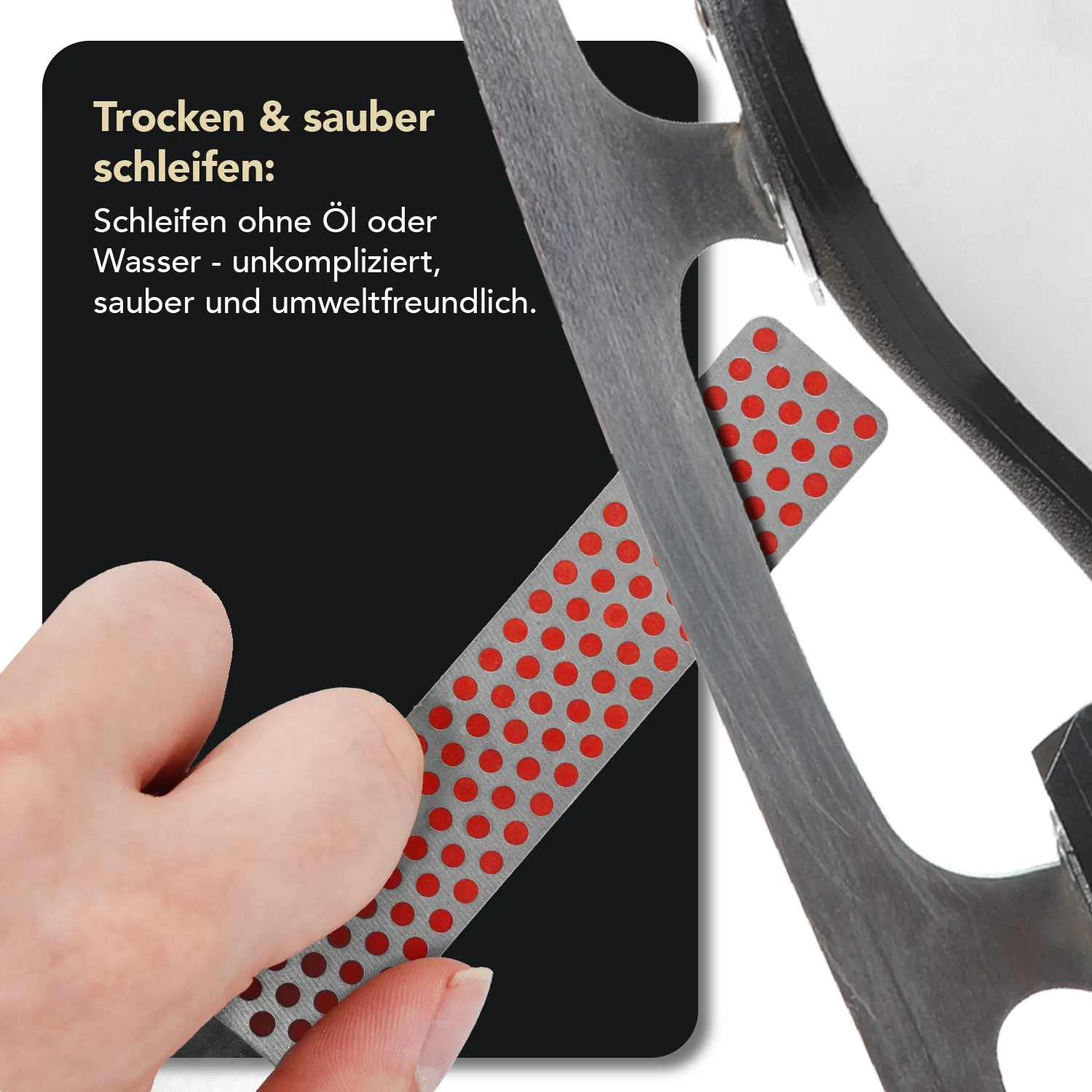 Ski & Snowboard Diamond Whetstone™ Diamant Taschenschleifstein 4" Grob, WS4F