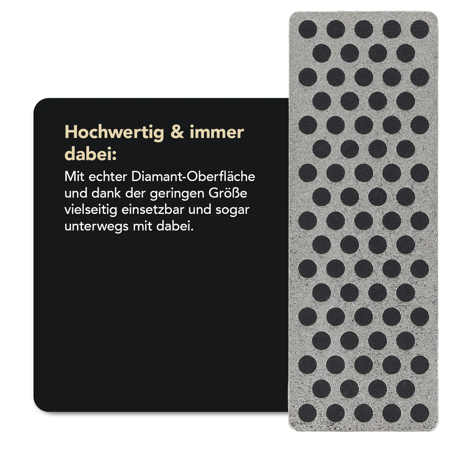 Diamond Whetstone™ Diamant Mini-Schleifstein 70mm Extragrob, W7X