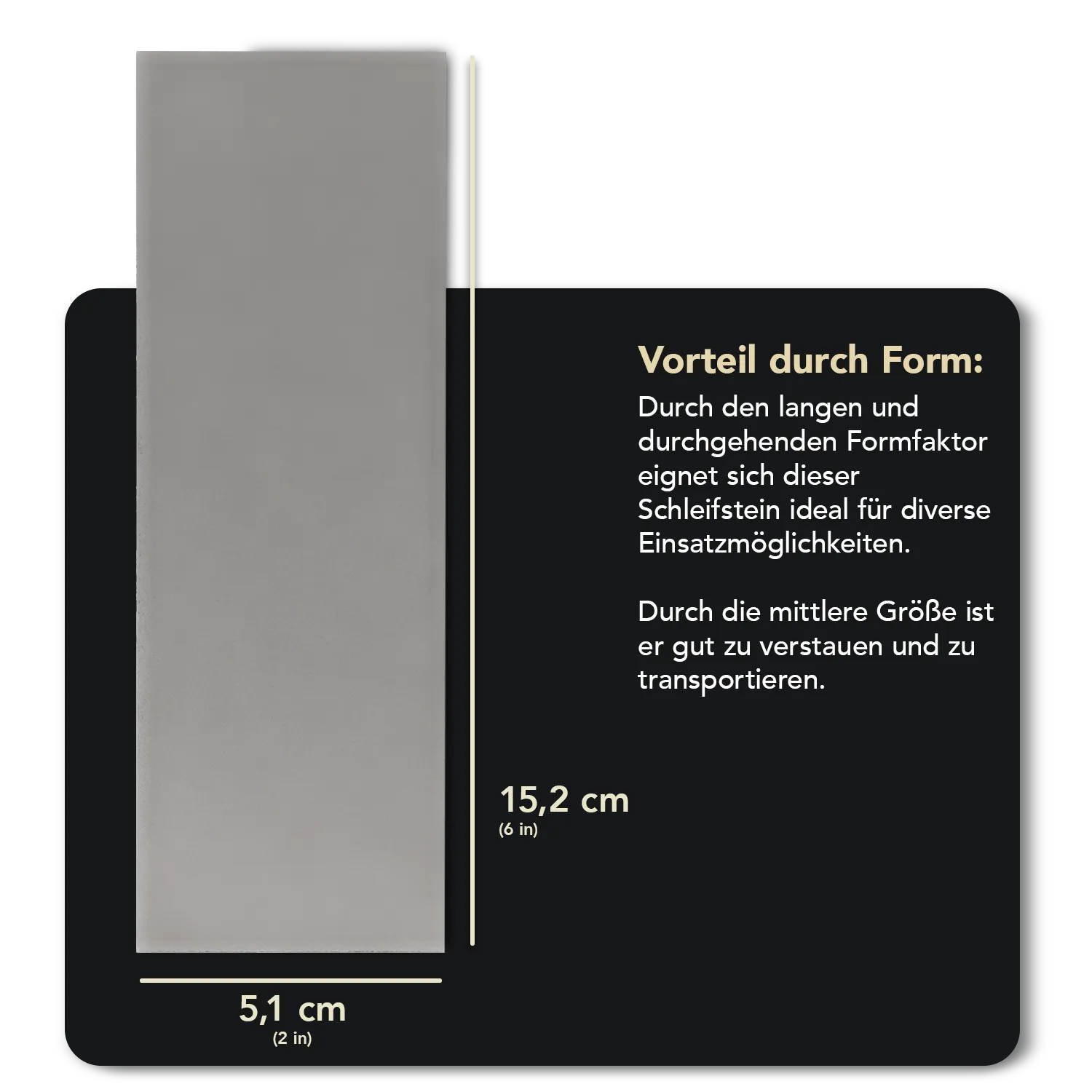 Dia-Sharp® Diamant Schleifstein 6" Fein, D6F
