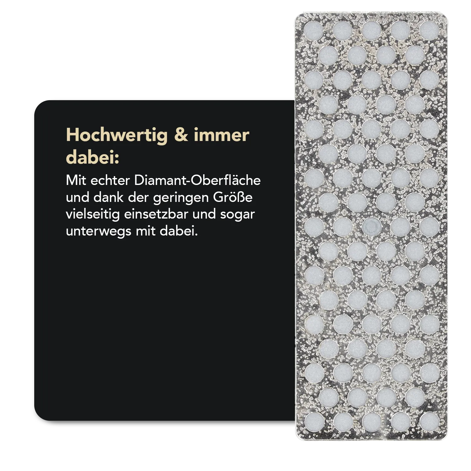 Ski & Snowboard Diamond Whetstone™ Diamant Taschenschleifstein 70mm Extra-Extragrob, WS7XX