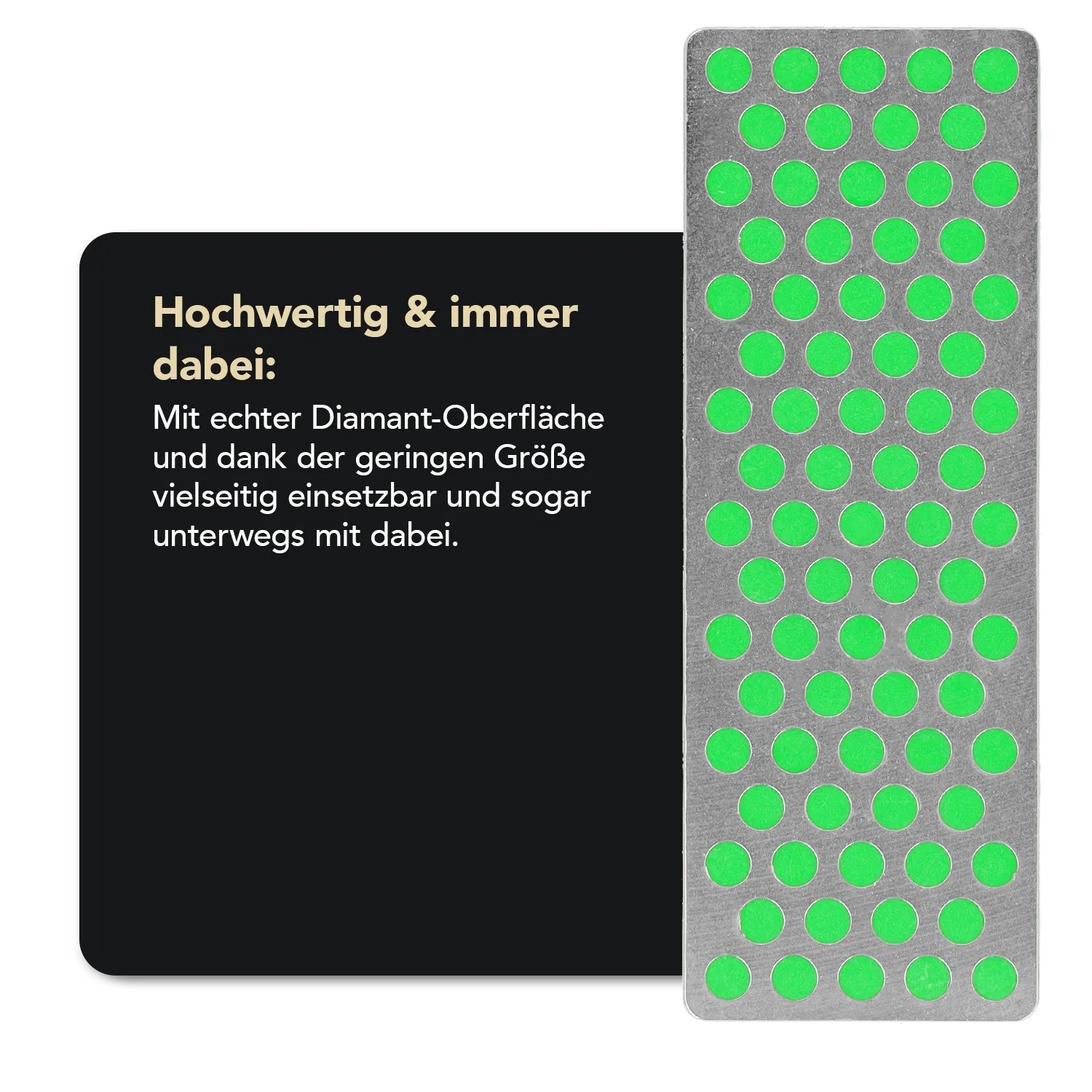Ski & Snowboard Diamond Whetstone™ Diamant Taschenschleifstein 70mm Extrafein, WS7E